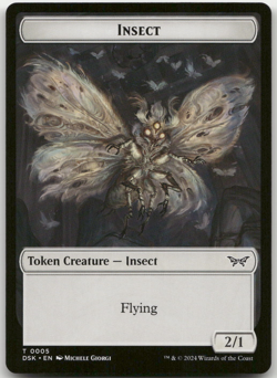 Insect (0005) Token #5 (NM) Duskmourn DSK Magic MTG - Image 1