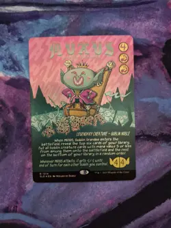 MTG Muxus Goblin Grandee Secret Lair NM Rainbow Foil - Image 1