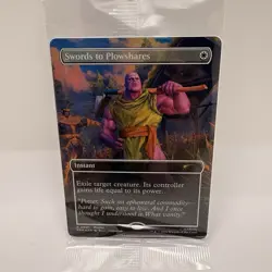Swords to Plowshares PSA Magazine Promo THANOS 2026 Wizards Of The Coast MARVEL - Image 1