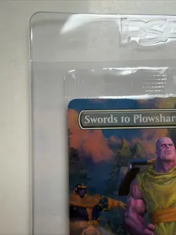 THANOS MtG PSA Promo Swords to Plowshares Marvel in hand. Ships immediately! - Image 2