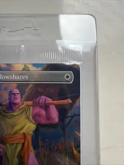THANOS MtG PSA Promo Swords to Plowshares Marvel in hand. Ships immediately! - Image 3