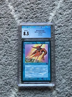 Boomerang Legends Italian Vintage Magic The Gathering CGC Mint 8.5 Slab Legends - Image 1