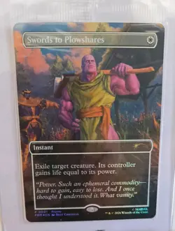 2026 Magic The Gathering Thanos Swords To Plowshares PSA Magazine Promo Marvel - Image 1