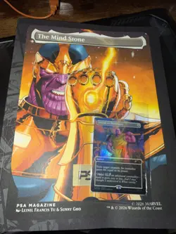 THANOS Magic the Gathering PSA Magazine Promo Swords to Plowshares Marvel Sealed - Image 1