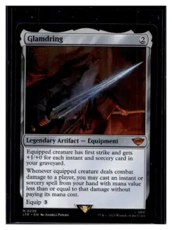 MTG Magic Lord of the Rings #239 Glamdring Mythic Rare (Qty) - Image 1