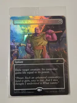 THANOS MTG PSA Exclusive Holofoil Promo P 0001 Swords to Plowshares Sealed - Image 1