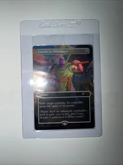 THANOS Magic the Gathering PSA Magazine Promo Swords to Plowshares Marvel - Image 1