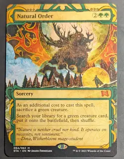 Natural Order | MTG Mythic Foil Extended Art 054/063 Strixhaven STA 2021 Eng - Image 1