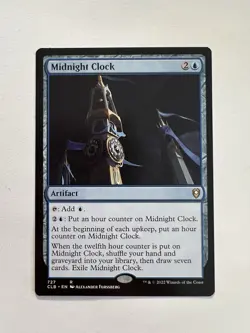 Midnight Clock - MTG Commander Legends: Battle for Baldur's Gate - NM - Image 1
