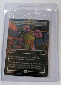 Swords to Plowshares New Promo Pack Sealed Marvel Thanos MTG Magic the Gathering - Image 1