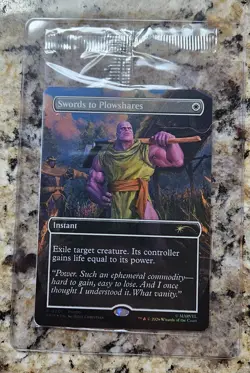 Sealed MTG Thanos Swords To Plowshares PSA Magazine Promo May 2026 P 0001 - Image 1