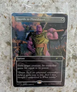 THANOS MTG PSA Exclusive Holofoil Promo P 0001 Swords to Plowshares Sealed - Image 1