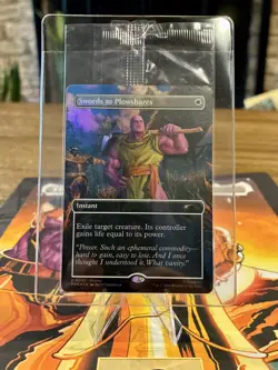 THANOS Magic the Gathering PSA Magazine Promo Swords to Plowshares Marvel - Image 1