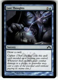 Last Thoughts 40 Common Gatecrash Magic: The Gathering Near Mint - Image 1
