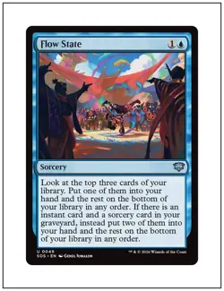 Flow State, Secrets of Strixhaven, Magic MTG NM - Image 1