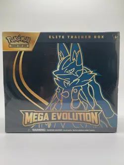 Pokemon TCG: Mega Evolution ETB Elite Trainer Box Lucario NEW/SEALED - Image 1
