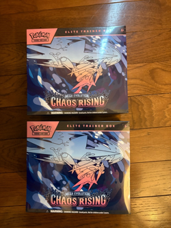 POKEMON CHAOS RISING ETB (LOT OF TWO ETB’S) - Image 1