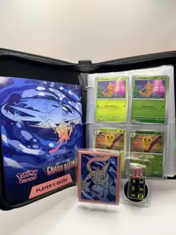 Pokemon TCG Chaos Rising Complete Master Base Set 162 Cards + Binder & Extras - Image 1