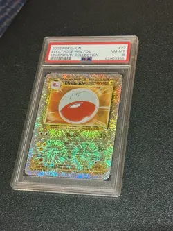 PSA 8 MINT Electrode Pokemon Legendary Collection #22 Reverse Holo 2002 LOW POP - Image 3