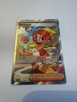 Harlequin #163/086 White Flare English Ultra Rare Pokemon Card - Image 1