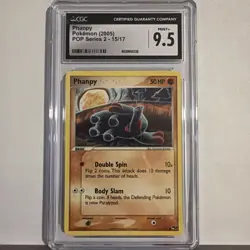Pokemon Phanpy 15/17 POP Series 2 Regular Common English CGC 8.5 2005 TCG Card - Image 1