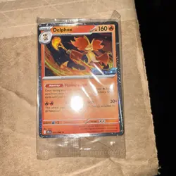 2026 Mega Evolutions - Chaos Rising Delphox Prerelease promo #74 SEALED PROMO - Image 1