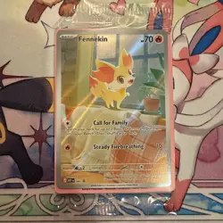 Pokemon TCG Fennekin 080 Chaos Rising ETB Promo Illustration Rare SEALED M/NM - Image 2