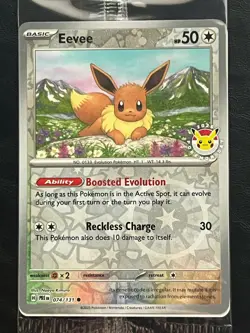 Pokemon Eevee Promo Sealed - Pokemon Day Stamp - 074/131 5 - Image 1