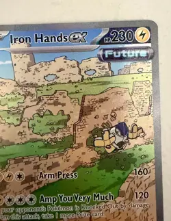 Iron Hands ex 248/182 Special Illustration Rare Paradox Rift Pokemon NM - Image 3