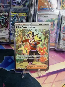 POKEMON ETHANS ADVENTURE SIR 236/182 SV10 DESTINED RIVALS HOLO MINT - Image 1
