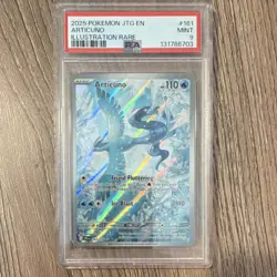 Pokemon TCG Sv09 Journey Together Articuno Illustration Rare Holo 161/159 PSA 9 - Image 1