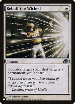 Rebuff the Wicked (The List) Planar Chaos PLD White Uncommon MAGIC CARD ABUGames - Image 1