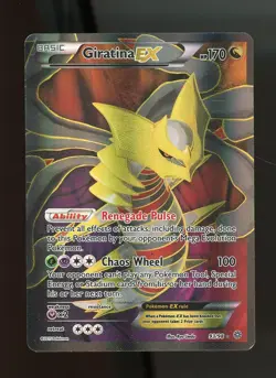 2015 POKEMON XY ANCIENT ORIGINS GIRATINA EX 93/98 MP-LP AUTHENTIC GENUINE - Image 1