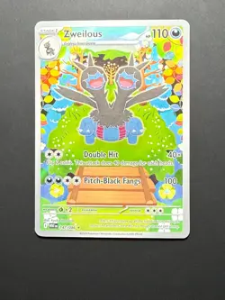 2025 POKEMON WHT EN-WHITE FLARE ILLUSTRATION RARE #147 ZWEILOUS - Image 1