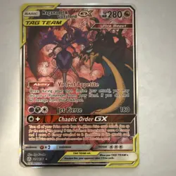 Pokemon Naganadel & Guzzlord GX Ultra Rare 224/236 Sm-Cosmic Eclipse Holo - Image 3