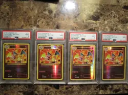 FOUR Pokemon XY 2016 Charizard Evolutions Reverse Holos #11 PSA 9 - Image 2