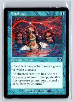 CORAL NET - Torment - MTG Magic the Gathering Card - Common - Image 1