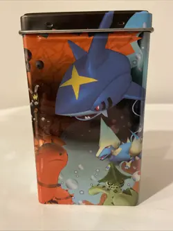 EMPTY Vintage 2004 Pokemon TCG Team Magma Vs Team Aqua EX Deck Collectors Tin - Image 2