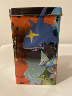 EMPTY Vintage 2004 Pokemon TCG Team Magma Vs Team Aqua EX Deck Collectors Tin - Image 4