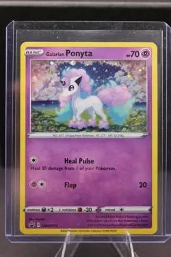 Galarian Ponyta SWSH013 Black Star Promo Pokemon Cosmos Holo - Image 1