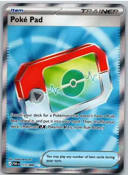 Poke Pad 113/088 Ultra Rare Perfect Order Pokemon NM - Image 1