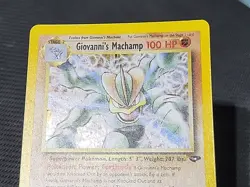 Pokemon Gym Challenge "Giovanni's Machamp" 6/132 / Holo Rare / Lightly Played - Image 3
