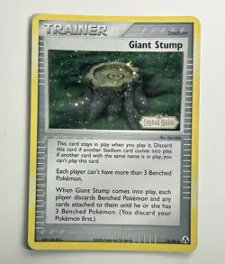 2006 Pokemon TCG Giant Stump 75/92 Legend Maker Reverse Holo *MP STAMPED - Image 3