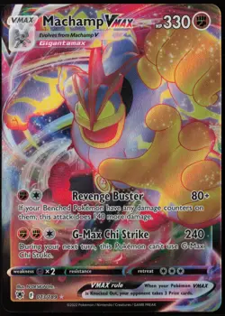 Machamp VMAX 073/189 (NM) Ultra Rare Holo - SWSH10: Astral Radiance Pokemon - Image 1