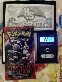 (VERY HEAVY) 22.45g Pokemon TCG Destined Rivals Booster Pack (SEALED)✅ - Image 1