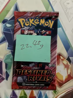 (VERY HEAVY) 22.45g Pokemon TCG Destined Rivals Booster Pack (SEALED)✅ - Image 2