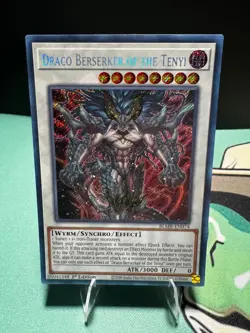 Draco Berserker of the Tenyi - Secret Rare BLMR-EN074 Yu-Gi-Oh 1st Edition - Image 1