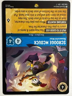 Disney Lorcana - Scrooge McDuck Resourceful Miser 154/204 TCG - Legendary - Holo - Image 2