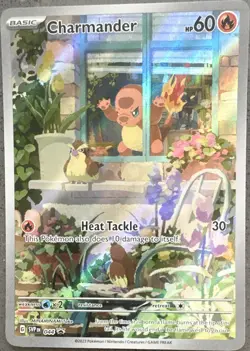 The Pokemon Company Charmander 044 SV Promo Cards Full Art Holo Promo 60 HP EN - Image 1