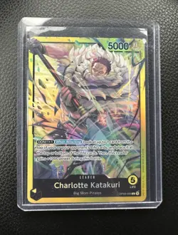 Charlotte Katakuri OP03-099 Foil Leader One Piece Card TCG English NM - Image 1